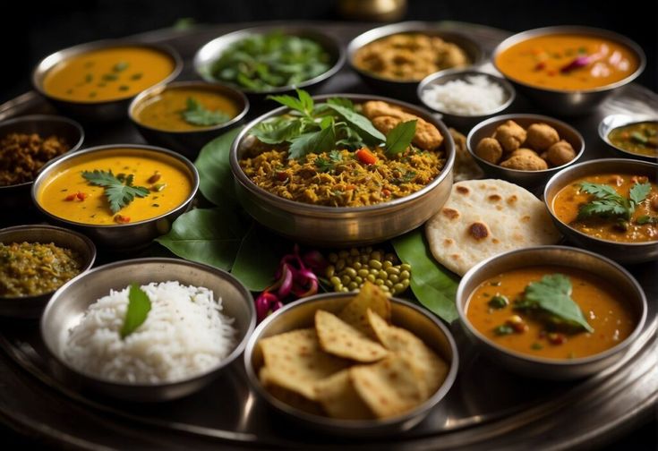 A plate of local food, including Jadoh and smoked fish, from a village in Meghalaya